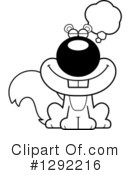 Squirrel Clipart #1292216 by Cory Thoman