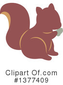 Squirrel Clipart #1377409 by Cherie Reve