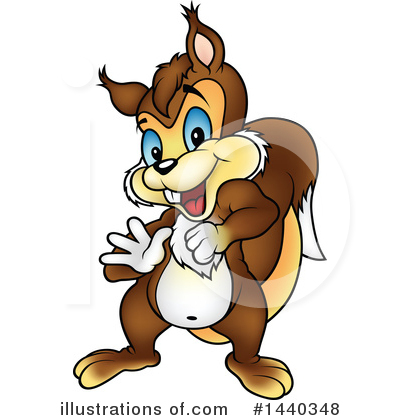 Royalty-Free (RF) Squirrel Clipart Illustration by dero - Stock Sample #1440348