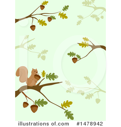 Royalty-Free (RF) Squirrel Clipart Illustration by BNP Design Studio - Stock Sample #1478942