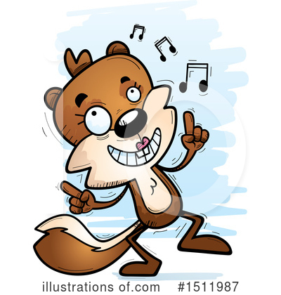 Royalty-Free (RF) Squirrel Clipart Illustration by Cory Thoman - Stock Sample #1511987