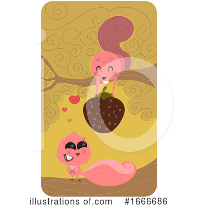 Royalty-Free (RF) Squirrel Clipart Illustration by Morphart Creations - Stock Sample #1666686