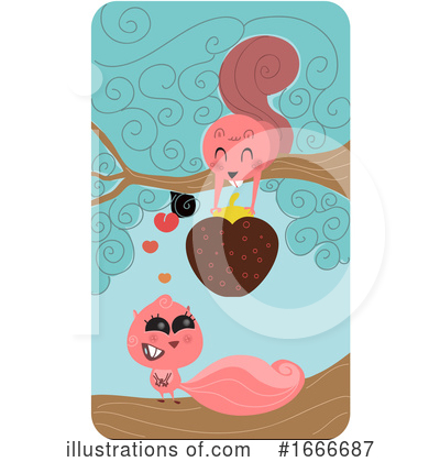 Royalty-Free (RF) Squirrel Clipart Illustration by Morphart Creations - Stock Sample #1666687