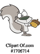 Squirrel Clipart #1706714 by toonaday