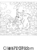 Squirrel Clipart #1720763 by Alex Bannykh