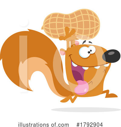 Royalty-Free (RF) Squirrel Clipart Illustration by Hit Toon - Stock Sample #1792904
