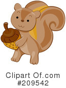 Squirrel Clipart #209542 by BNP Design Studio