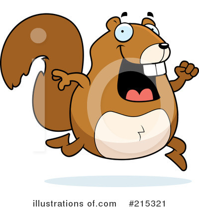 Squirrel Clipart #215321 by Cory Thoman