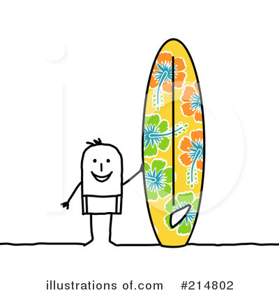 Royalty-Free (RF) Ssurfer Clipart Illustration by NL shop - Stock Sample #214802