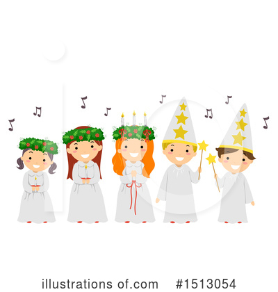 Royalty-Free (RF) St Lucias Day Clipart Illustration by BNP Design Studio - Stock Sample #1513054