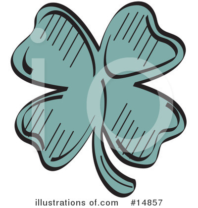 Four Leaf Clover Clipart #14857 by Andy Nortnik