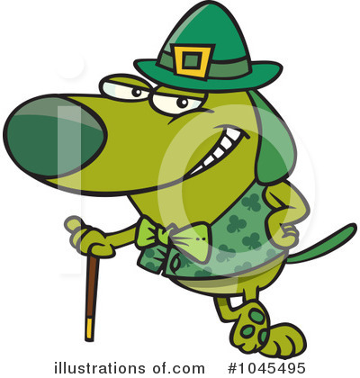 Royalty-Free (RF) St Patricks Day Clipart Illustration by toonaday - Stock Sample #1045495