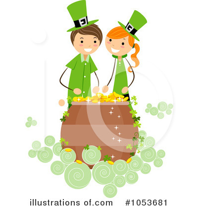 Royalty-Free (RF) St Patricks Day Clipart Illustration by BNP Design Studio - Stock Sample #1053681