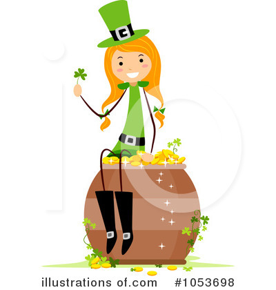 Royalty-Free (RF) St Patricks Day Clipart Illustration by BNP Design Studio - Stock Sample #1053698