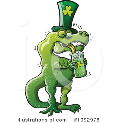 Royalty-Free (RF) St Patricks Day Clipart Illustration by Zooco - Stock Sample #1092976