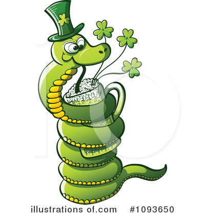 Royalty-Free (RF) St Patricks Day Clipart Illustration by Zooco - Stock Sample #1093650