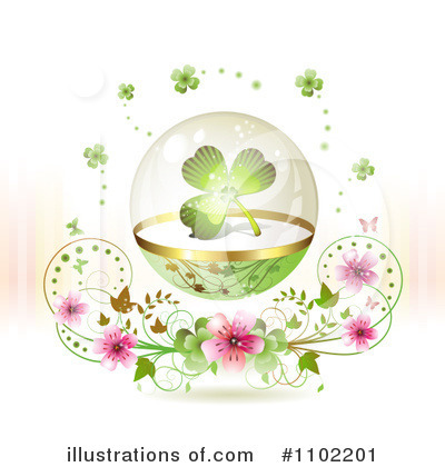 Royalty-Free (RF) St Patricks Day Clipart Illustration by merlinul - Stock Sample #1102201