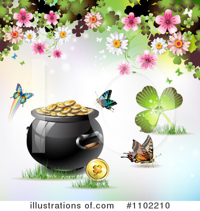 Royalty-Free (RF) St Patricks Day Clipart Illustration by merlinul - Stock Sample #1102210