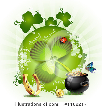 Royalty-Free (RF) St Patricks Day Clipart Illustration by merlinul - Stock Sample #1102217
