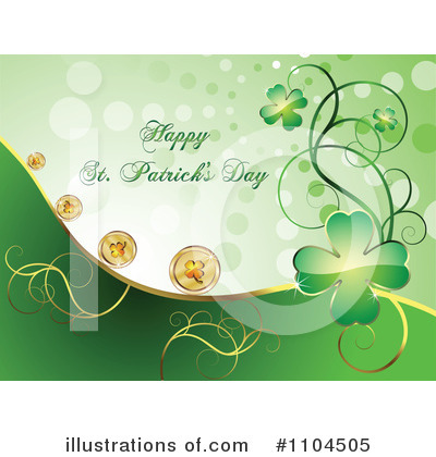Royalty-Free (RF) St Patricks Day Clipart Illustration by merlinul - Stock Sample #1104505