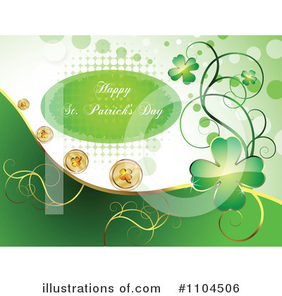 Royalty-Free (RF) St Patricks Day Clipart Illustration by merlinul - Stock Sample #1104506