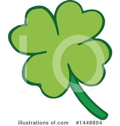 Four Leaf Clover Clipart #1448804 by Cherie Reve