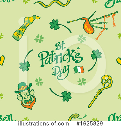 Royalty-Free (RF) St Patricks Day Clipart Illustration by Zooco - Stock Sample #1625829