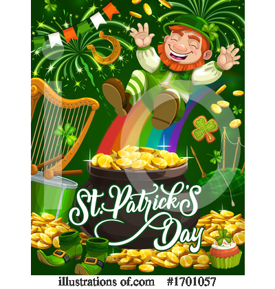Royalty-Free (RF) St Patricks Day Clipart Illustration by Vector Tradition SM - Stock Sample #1701057