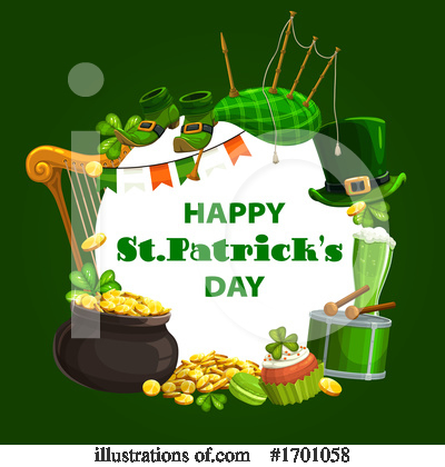 Royalty-Free (RF) St Patricks Day Clipart Illustration by Vector Tradition SM - Stock Sample #1701058