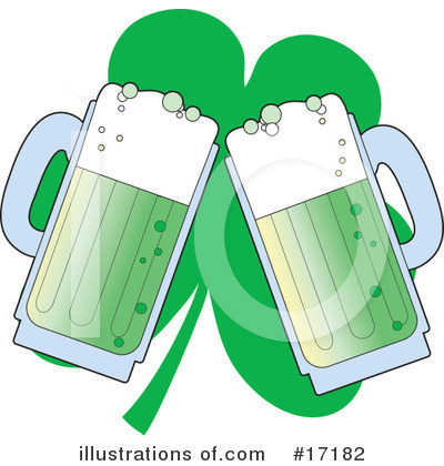 Royalty-Free (RF) St Patricks Day Clipart Illustration by Maria Bell - Stock Sample #17182