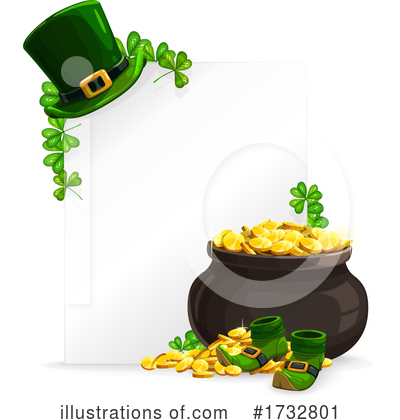 Pot Of Gold Clipart #1732801 by Vector Tradition SM