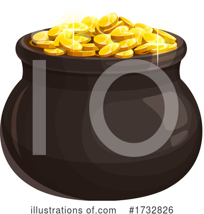 Gold Coins Clipart #1732826 by Vector Tradition SM