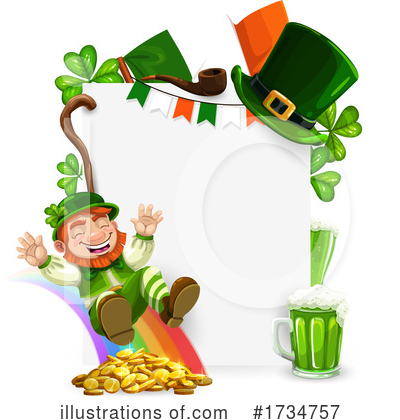 Royalty-Free (RF) St Patricks Day Clipart Illustration by Vector Tradition SM - Stock Sample #1734757