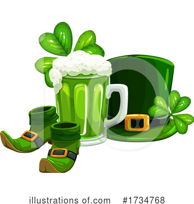 Royalty-Free (RF) St Patricks Day Clipart Illustration by Vector Tradition SM - Stock Sample #1734768