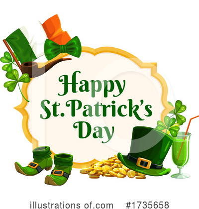 Royalty-Free (RF) St Patricks Day Clipart Illustration by Vector Tradition SM - Stock Sample #1735658