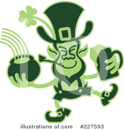 Royalty-Free (RF) St Patricks Day Clipart Illustration by Zooco - Stock Sample #227593