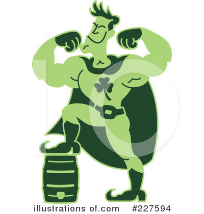 Royalty-Free (RF) St Patricks Day Clipart Illustration by Zooco - Stock Sample #227594