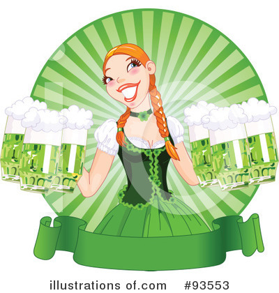 Beer Maiden Clipart #93553 by Pushkin