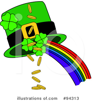 Royalty-Free (RF) St Patricks Day Clipart Illustration by Pams Clipart - Stock Sample #94313