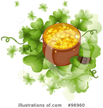 Royalty-Free (RF) St Patricks Day Clipart Illustration by BNP Design Studio - Stock Sample #96960