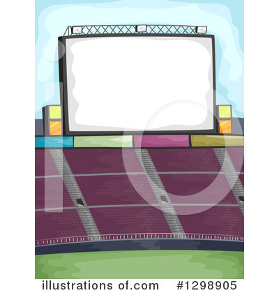 Stadium Clipart #1298905 by BNP Design Studio