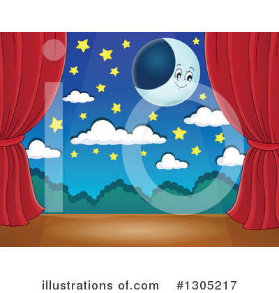 Crescent Moon Clipart #1305217 by visekart