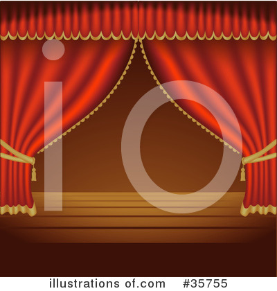 Royalty-Free (RF) Stage Clipart Illustration by dero - Stock Sample #35755