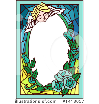Royalty-Free (RF) Stained Glass Clipart Illustration by BNP Design Studio - Stock Sample #1418657