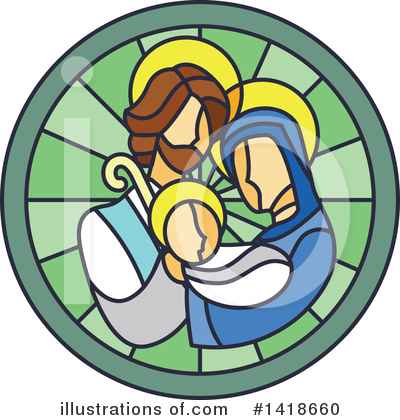 Royalty-Free (RF) Stained Glass Clipart Illustration by BNP Design Studio - Stock Sample #1418660