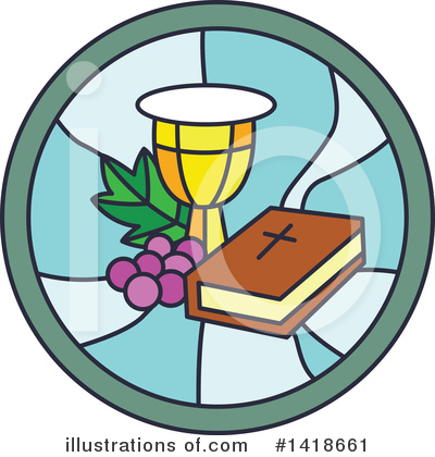 Royalty-Free (RF) Stained Glass Clipart Illustration by BNP Design Studio - Stock Sample #1418661