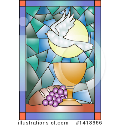 Royalty-Free (RF) Stained Glass Clipart Illustration by BNP Design Studio - Stock Sample #1418666