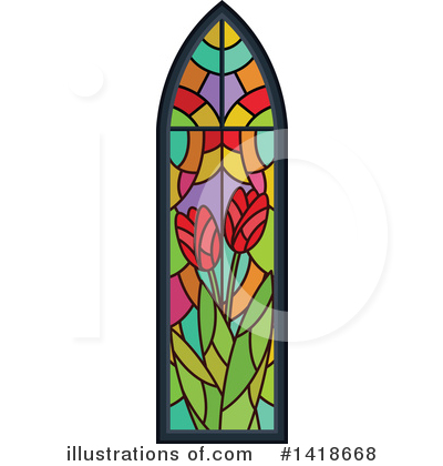 Royalty-Free (RF) Stained Glass Clipart Illustration by BNP Design Studio - Stock Sample #1418668