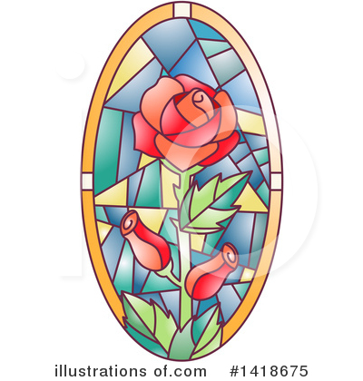 Royalty-Free (RF) Stained Glass Clipart Illustration by BNP Design Studio - Stock Sample #1418675