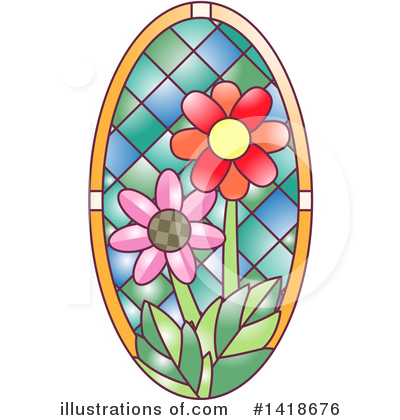 Royalty-Free (RF) Stained Glass Clipart Illustration by BNP Design Studio - Stock Sample #1418676